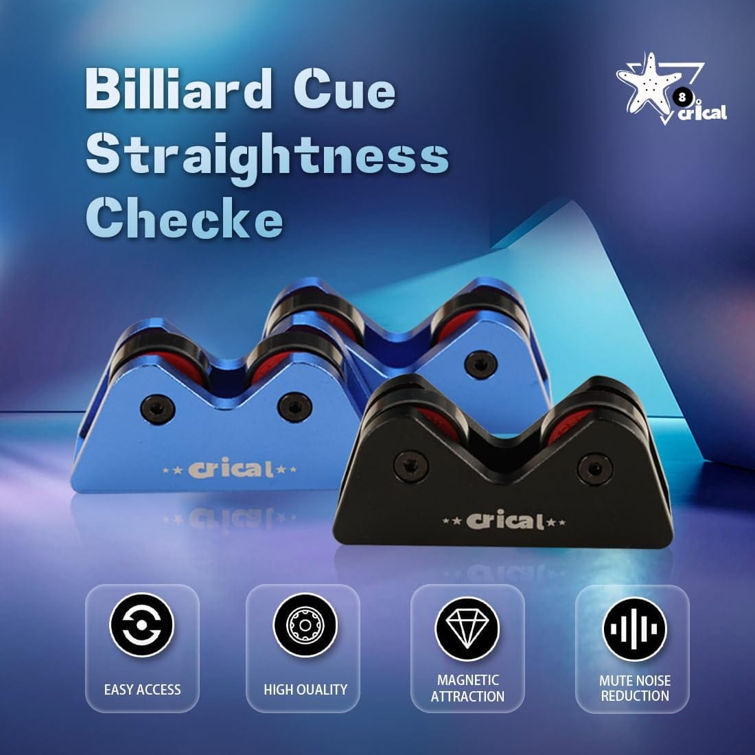 CRICAL Billiard Cue Straightness Checker Tool