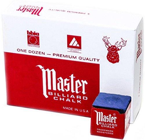 Master Billiard Chalk Box [12 Cubes]